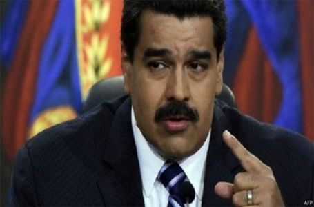  اتهم الرئيس الفنزويلي نيكولاس مادورو قوى المعارضة بتخريب الاقتصاد الفنزويلي