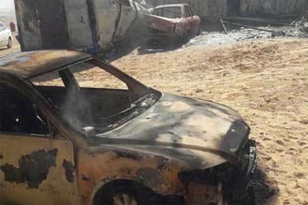 تفجير سابق في ليبيا "أرشيفية"