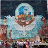 أكبر لوحة زيتية في العالم للفنان الفلسطيني جمال بدوان في 
