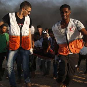 189 إصابة في مواجهات شرق غزة