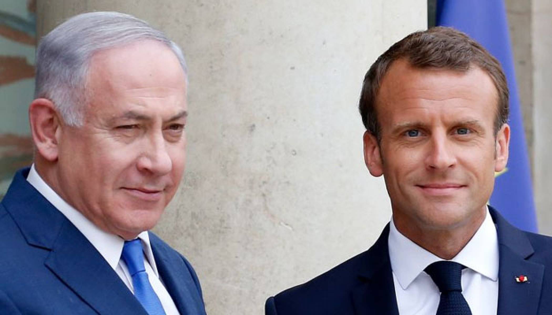 What does France's talk about Netanyahu's 