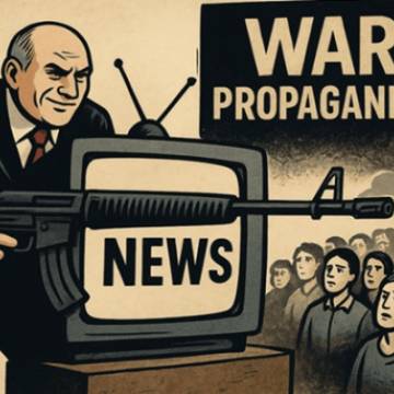 Western media is not free..  How does the news turn into a propaganda machine for war? 