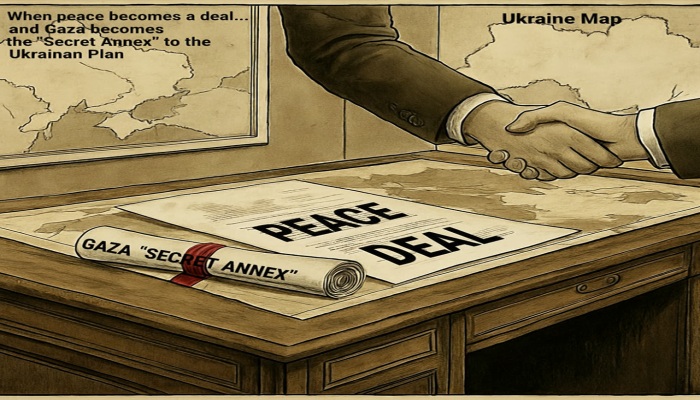 Sharp angle, weekly article: When peace becomes a deal... Gaza becomes the "secret annex" of the Ukrainian plan!
