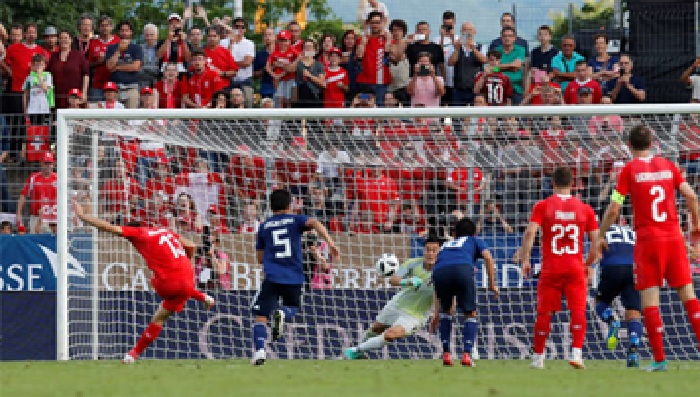 سويسرا تهزم اليابان استعدادا للمونديال