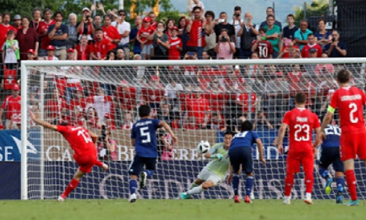 سويسرا تهزم اليابان استعدادا للمونديال