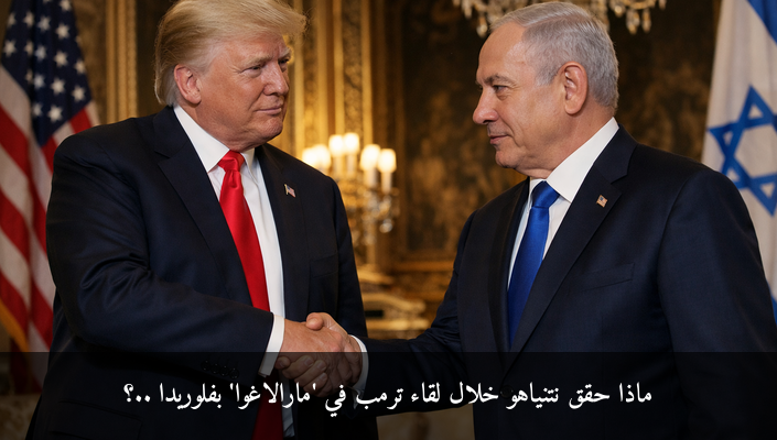 ماذا حقق نتنياهو خلال لقاء ترمب في "مارالاغوا" بفلوريدا ..؟
