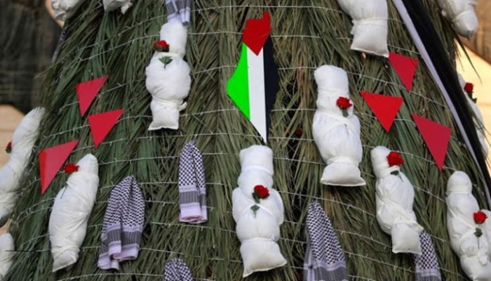 Gaza.. Where Christmas comes without decorations and warmth is born from the rubble