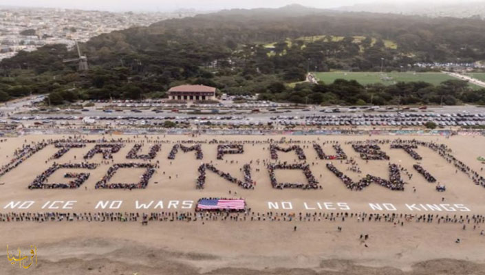 Letter from California protesters demands Trump to leave 