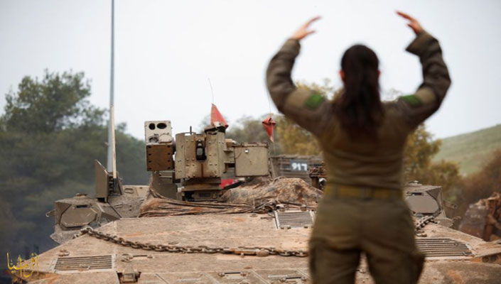 Heavy Israeli security presence near the Israeli-Lebanese border 