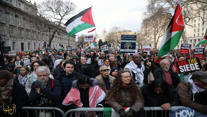 Britain is witnessing an escalating debate over Keir Starmer's government's policies towards the popular movement in solidarity with Palestine and the limits of dealing with public freedoms (Getty)