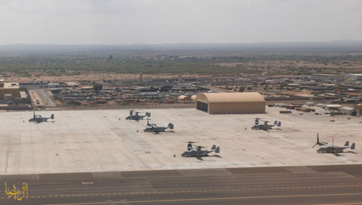 Military aircraft at the U.S. base of Camp Lemonnier in Djibouti in 2010 