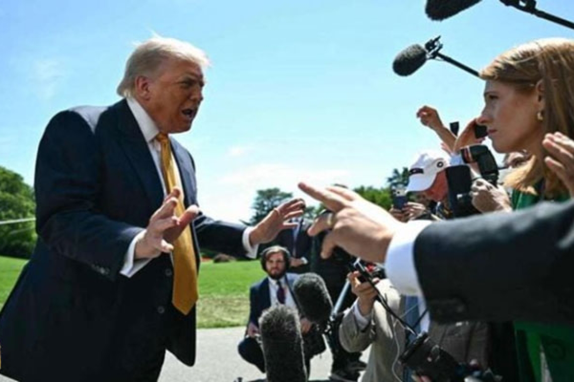 Trump accuses US media of 