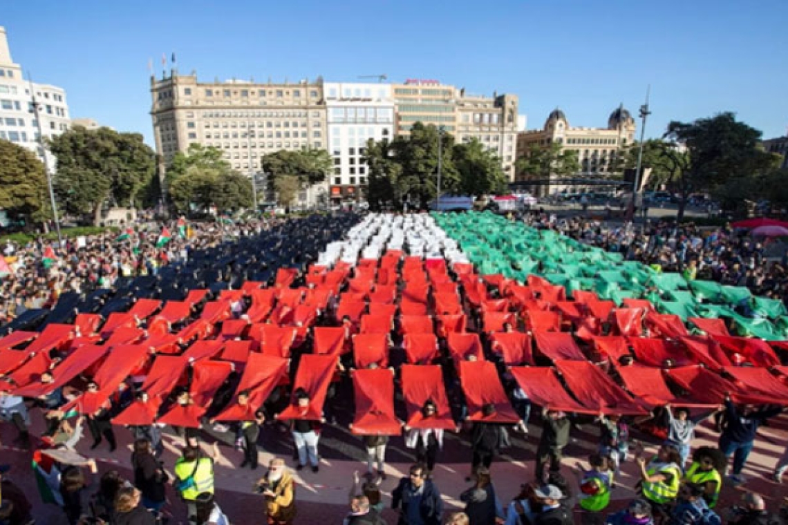 Streets of Spain rise up on the anniversary of the Nakba