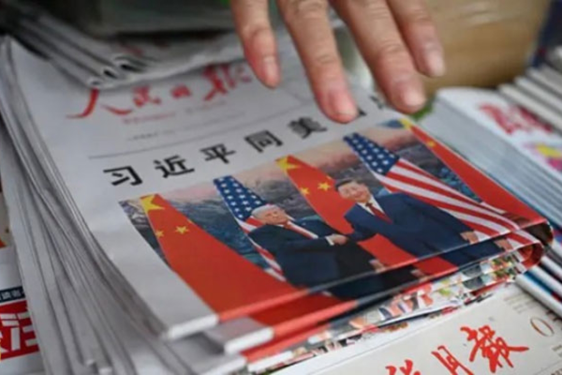 Who left their phones in Washington!!.. The world'stechnological powers fear China