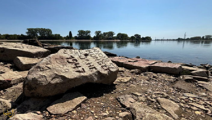 "If you see me, cry".. Germany's rivers pronounce "Hunger Stones" and other secrets