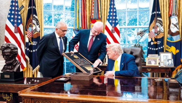 Kushner's storm hits Infantino's throne.. And three Arabs at the gates of FIFA! 