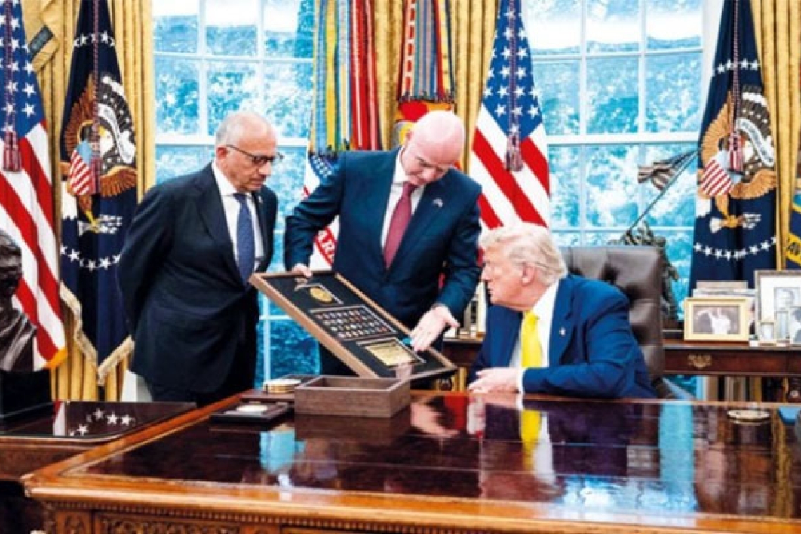 Kushner's storm hits Infantino's throne.. And three Arabs at the gates of FIFA! 