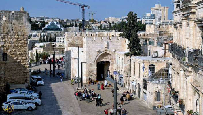 When I entered through Hebron Gate