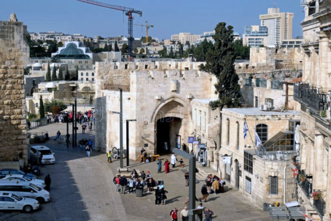 When I entered through Hebron Gate