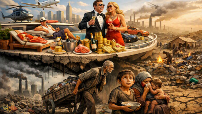The world's rich are consuming.. And the poor are paying the price 