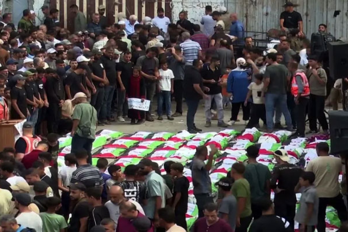 Gaza mourns the remains of 100 martyrs after years under rubble