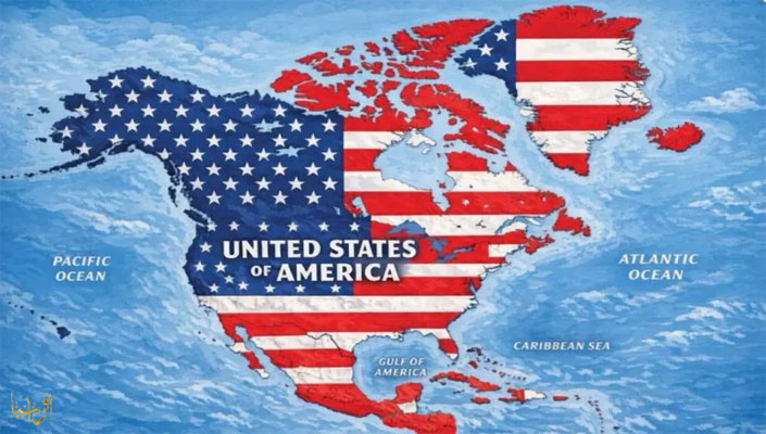 Between obsession and paranoia.. Trump publishes map of Mexico, Canada and Greenland under US flag 