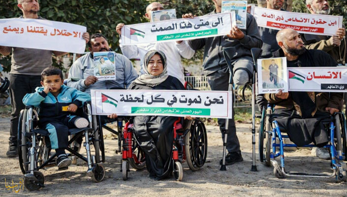 Why is the occupation fighting children's wheelchairs? 