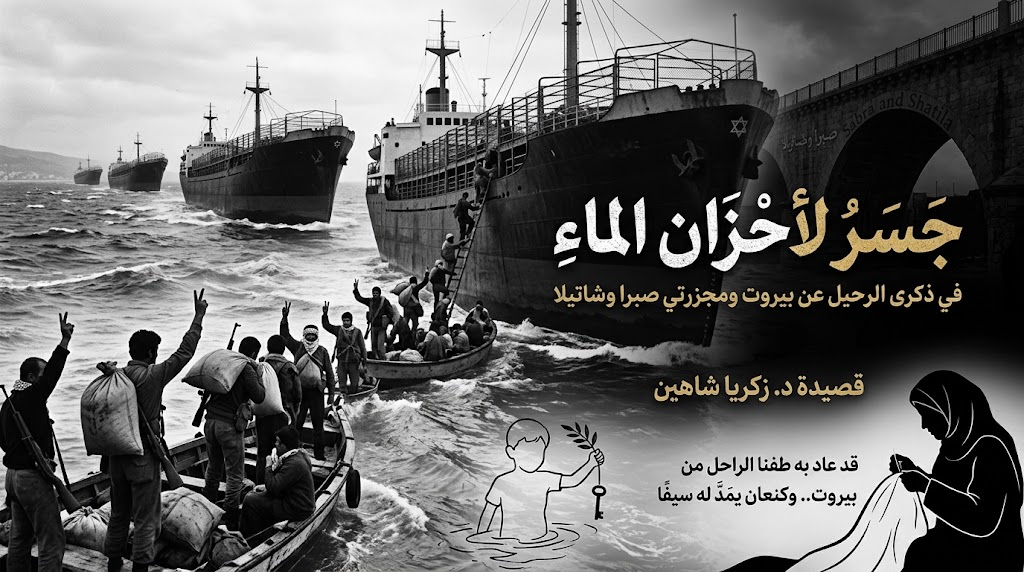 جسر لأحزان الماء.. في ذكرى الرحيل عن بيروت ومجزرتي صبرا وشاتيلا، كان الرحيل بسفن تستخدم لنقل الماشية !!!!