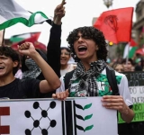 In Pictures: Chile.. Thousands Demonstrate in Santiago in Support of Palestine