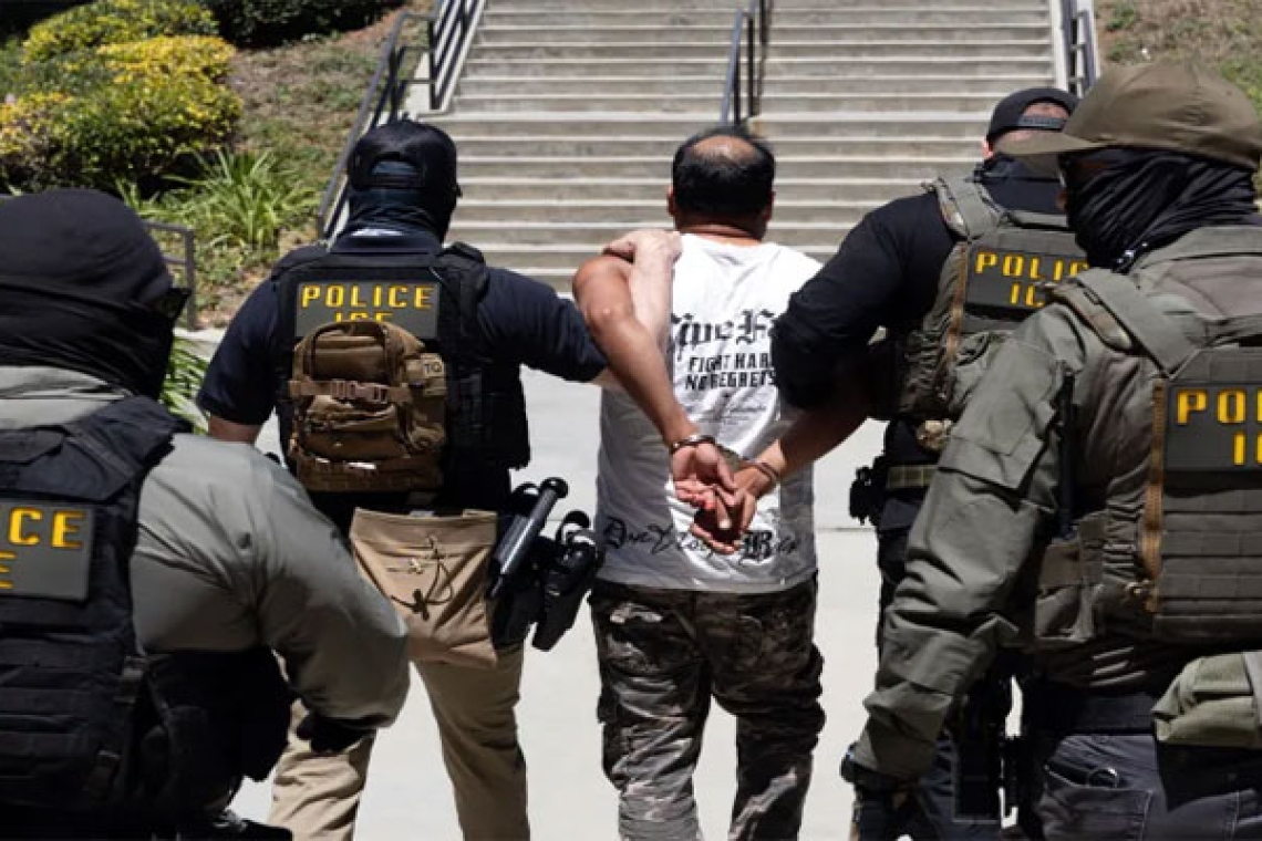 Deportation campaign shakes Trump's credit immigration puts Republicans to new test